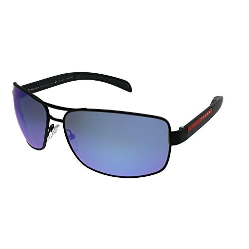 Prada Sport 0PS54IS DG02E0 65 Gafas de sol, Negro (Black Rubber/Polar Grey Water), Hombre