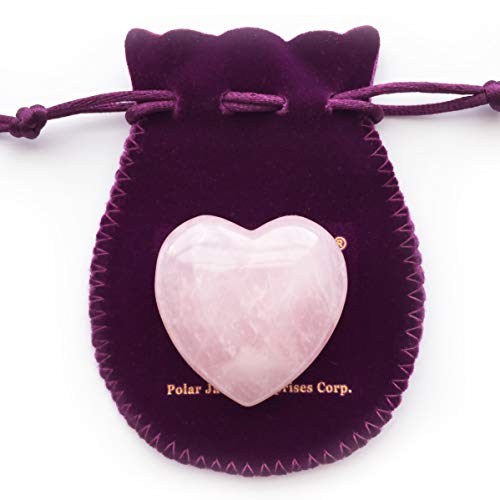 Puffy Heart Hand-Carved of 100% Natural Crystal Stones for Chakra Energy Healing, Meditaion, Massage and Decoration