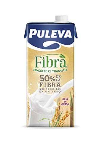 Puleva Leche con Fibra, 6 x 1L