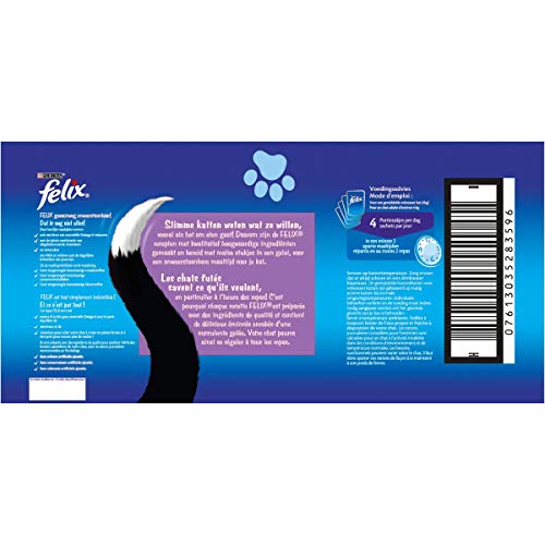 Purina Felix Fantastic comida para gato surtido variado Pack 44 x 100 g