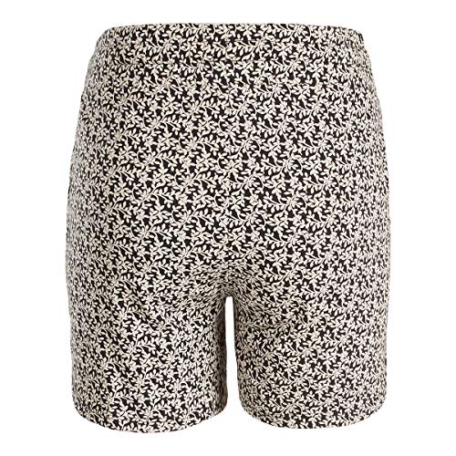 Queen Mum Shorts Jersey AOP Doha Pantalones Cortos premamá, Negro (Black P090), 36 (Talla del Fabricante: X-Small) para Mujer