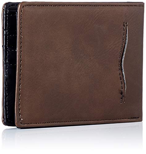 Quiksilver Slim Vintage, Accesorios de Viaje-Cartera para Hombre, marrón, Large