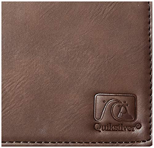 Quiksilver Slim Vintage, Accesorios de Viaje-Cartera para Hombre, marrón, Large