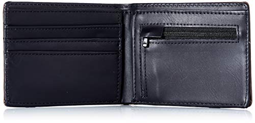 Quiksilver Slim Vintage, Accesorios de Viaje-Cartera para Hombre, marrón, Large