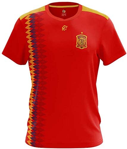 rainUP Personalizable - Camiseta Réplica Oficial Selección Española Mundial 2018 (L)