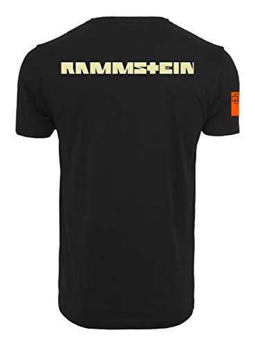 Rammstein Logo tee T-Shirt, Black, L Mens