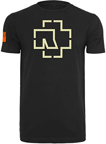 Rammstein Logo tee T-Shirt, Black, L Mens