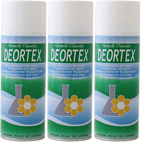 Rampi Desodorante en spray antiolores Igientex Grandi Classici Laundry Home Professional Higiene para interiores (para textiles, tende, zapatos, ECC.) 400 ml Tris Deortex