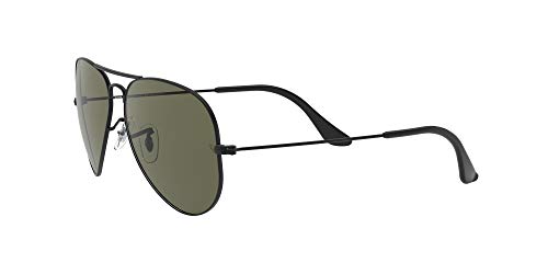 Ray-Ban 0RB3025 Gafas de Sol, Matte Black, 58 Unisex