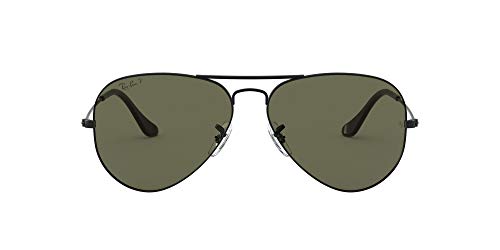 Ray-Ban 0RB3025 Gafas de Sol, Matte Black, 58 Unisex