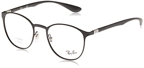 Ray-Ban 0rx 6355 2503 50 Monturas de Gafas, Matte Black, Unisex-Adulto