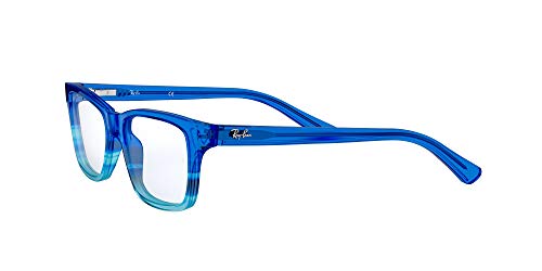 Ray-Ban 0Ry1536, Monturas de Gafas para Niños, Azul (Blue Striped Gradient), 48