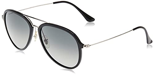 Ray-Ban 601/71 Gafas de Sol, Black, 56 Unisex