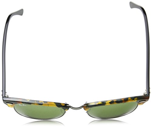 Ray-Ban Clubmaster - Gafas de sol para hombre, Multicolor (Marco: Havana/Negro, Vidrio: Verde Clásico 11594), 51 milímetros