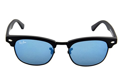 Ray-Ban Clubmaster Junior Gafas de Sol, Negro, 45 Unisex-Niño