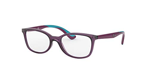 Ray-Ban JUNIOR 0RY1586 Monturas de Gafas, Transparente Violet, 49 Unisex