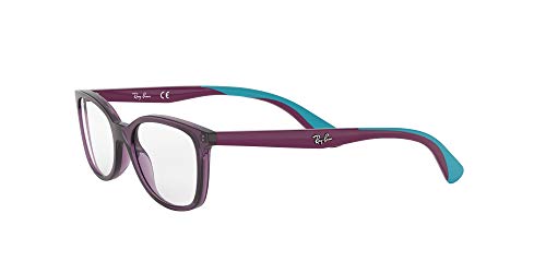 Ray-Ban JUNIOR 0RY1586 Monturas de Gafas, Transparente Violet, 49 Unisex