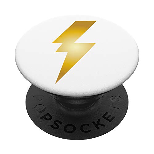 Rayo Perno Zap Geométrico Símbolos Retro Años ochenta Iconos PopSockets PopGrip Intercambiable