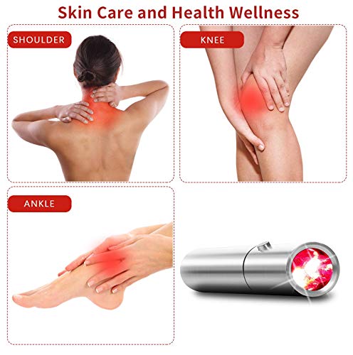 Red Light Therapy Device for Joint and Muscle Pain Relief. Great for Back Neck Shoulder Knees and Hands - 660nm and 850nm Wavelengths