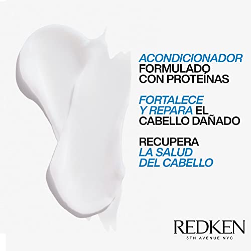 Redken | Champú y Acondicionador Reparador con Proteínas para Cabello Dañado, Extreme, Formato 500 ml