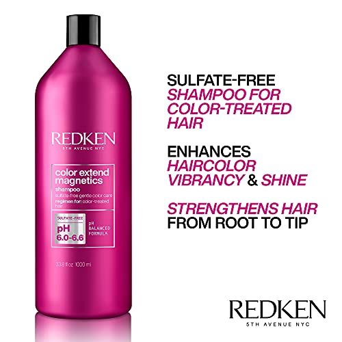 Redken Color Extend Magnetics Sulfate-Free Shampoo (For Color-Treated Hair) 1000ml