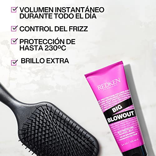 Redken | Protector térmico en Gel Efecto Volumen Para todo tipo de Cabello, Big Blowout, 100 ml