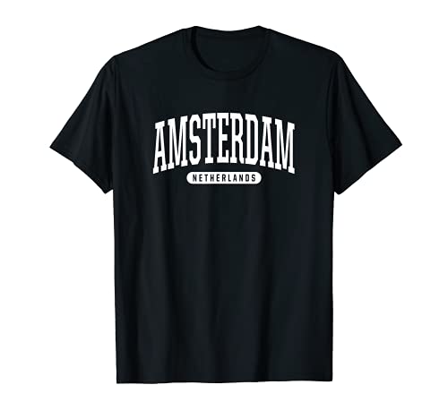 Regalo de recuerdo de Amsterdam Países Bajos Camiseta