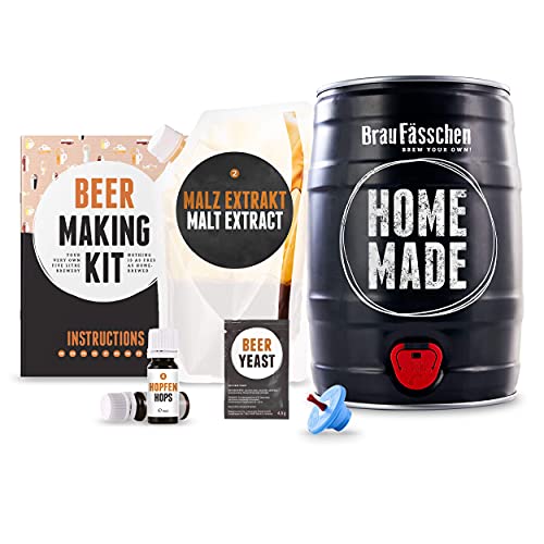 Regalos Originales Kit para elaborar Cerveza Estilo Oktoberfest en Casa - Producto de Alemania - Disfruta tu cerveza en sólo 7 días - Brewbarrel Braufässchen