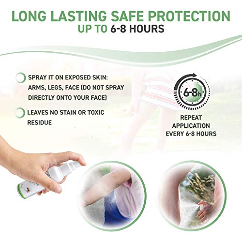 RepellShield Spray Antimosquitos - Repelente Mosquitos, Previene Picaduras Insectos y Mosquito Tigre - Antimosquitos Spray Niños y Adultos - Anti Mosquitos, Alternativa Natural a la Permetrina, 100ml