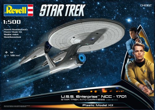 Revell- U.S.S. Enterprise Into Darkness Maqueta Astronave Star Trek, 10+ Años, Multicolor (04882)