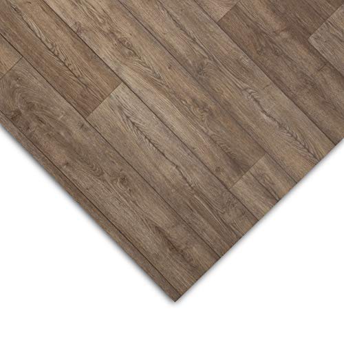 Revestimiento para suelo CV Atlantic roble antiguo, suelo de PVC extra resistente (espumado), roble antiguo, elegante aspecto de madera, superficie estructurada, venta por metro (200 x 250 cm)