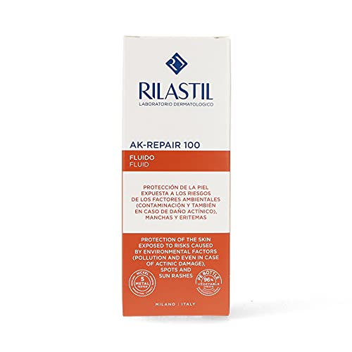 Rilastil Sun System Fotoprotector Solar Ak-Repair 100 para Pieles Delicadas y Muy Sensibles con Predisposición al Eritrema y Queratosis Actínica, 50ml