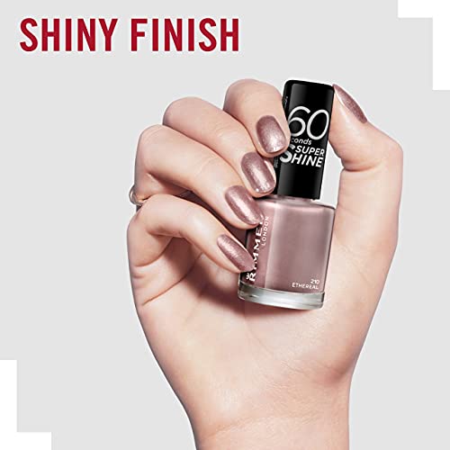 Rimmel London 60 Seconds Super Shine Esmalte de Uñas, 210 - Ethereal