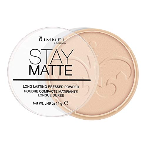 Rimmel Stay Matte Powder prensado, 003 Peach Glow