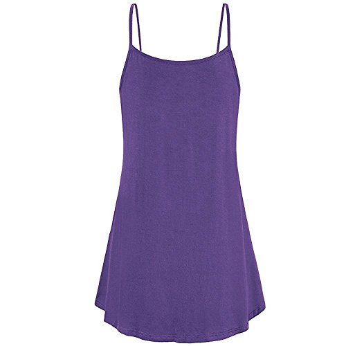 riou Camisetas Mujeres Verano Tamaño Grande Blusa Tirantes Mujer botón Suelto Cuello V Cami Tank Tops Básica Tops Mujer Vestir Ropa para Primavera Verano