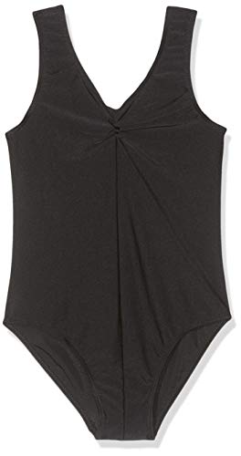 Roch Valley Sheree - Maillot de nailon y lycra para niñas, talla pequeña, color negro