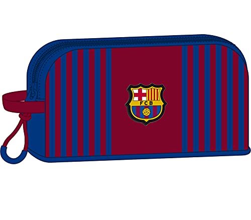 Safta Porta Desayunos Termo Térmica de F.C. Barcelona 1ª Equipación 21/22, 215x65x120 mm, Azul Marino/Granate