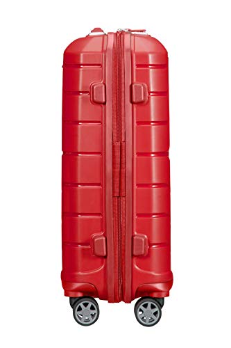 Samsonite Flux - Spinner Equipaje de Mano, 55 cm 44 litros, Rojo (Red)