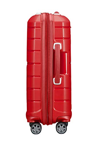 Samsonite Flux - Spinner Equipaje de Mano, 55 cm 44 litros, Rojo (Red)