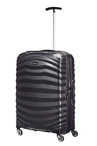 Samsonite Lite-Shock - Spinner M Maleta, 69 cm, 73 L, Negro (Black)