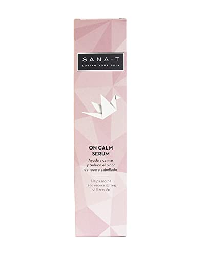 SANA-T ON CALM SERUM 125ml | Con acción calmante y protectora, ayuda a reducir el picor del cuero cabelludo en tratamientos oncológicos | Libre de parabenos, siliconas, sin perfume | Eficacia testada