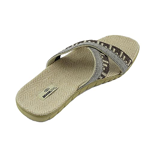 Sandalias de Playa BRASILERAS®,Cruzadas. Suela Antideslizante del 40 al 45. Hombre para Interior/Exterior. Zapatos Casual Verano