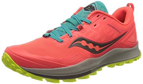 Saucony Peregrine 10, Zapatillas para Carreras de montaña Hombre, Vizired/Citron, 44 EU