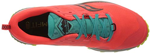 Saucony Peregrine 10, Zapatillas para Carreras de montaña Hombre, Vizired/Citron, 44 EU