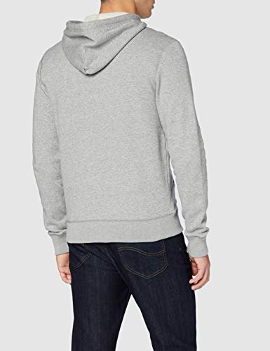 Schott NYC Swzip Sudadera con Capucha, H Grey, M para Hombre