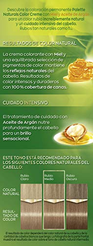 Schwarzkopf Palette Naturals Color Creme - Tono 7 cabello Rubio Medio - Coloración Permanente – Óptima cobertura de canas – Colores naturales