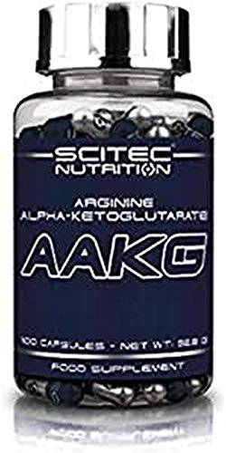 Scitec Nutrition Complejo de Aminoácidos de Arginina Alfa-Cetoglutarato, AAKG 100 cápsulás