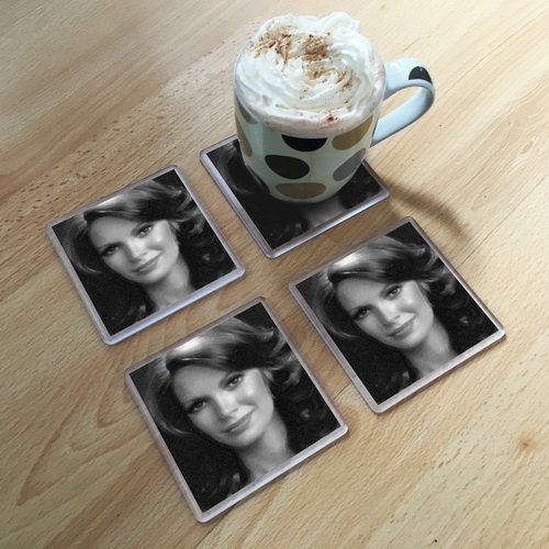 SEASONS JACLYN SMITH - Original Art Coaster #js002