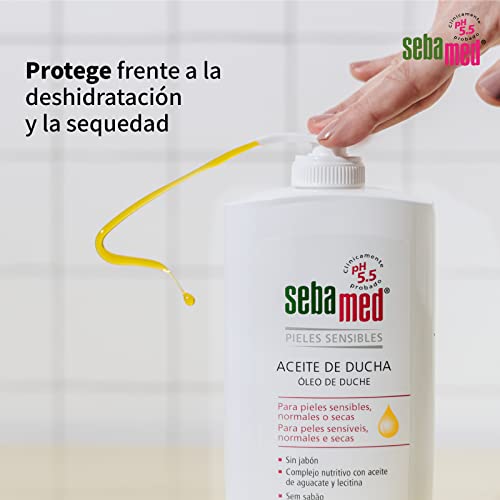 SEBAMED Aceite De Ducha, Blanco, 500 Mililitro