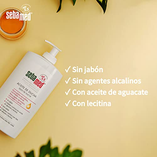 SEBAMED Aceite De Ducha, Blanco, 500 Mililitro